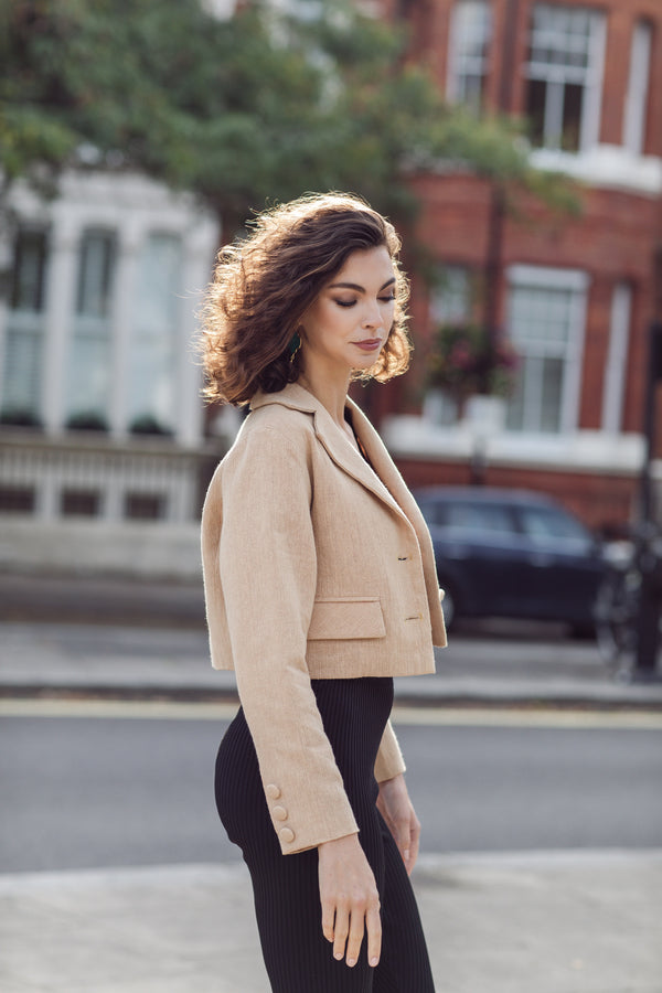 The Nara Blazer in Sand