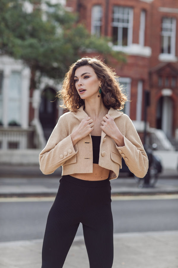 The Nara Blazer in Sand